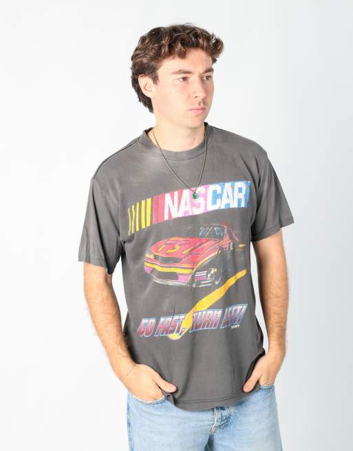 Vintage Nascar l t-shirt in grey