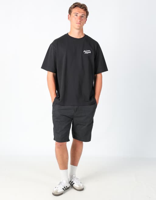 Vintage Nautica 34x21 canvas cargo shorts in black, 2 of 4