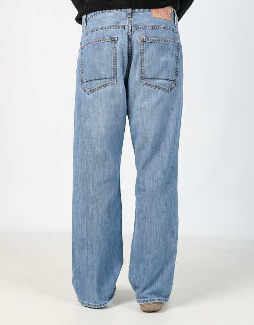 Vintage Nautica 34x30 denim jeans in light blue