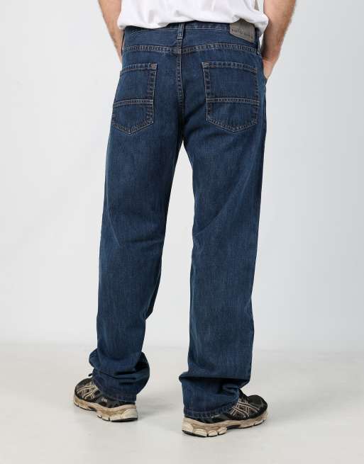 Vintage Nautica 34x32 denim jeans in blue, 2 of 4