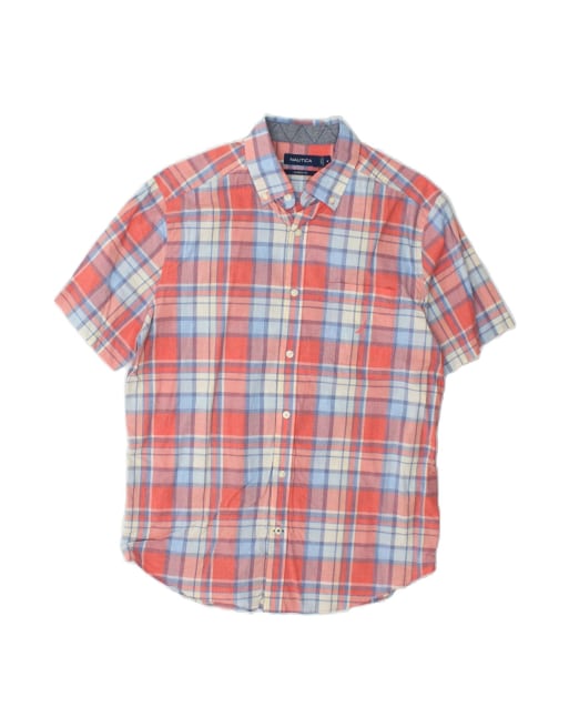 Vintage Nautica Classic Fit Shirt Medium In Multicoloured Check