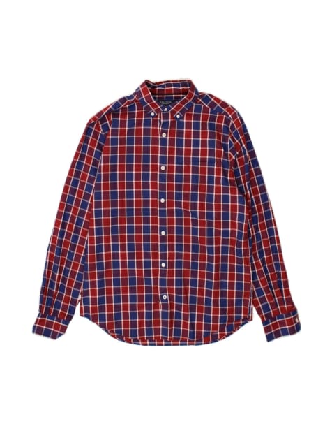 Vintage Nautica Classic Fit Shirt Medium In Red Check - view 1