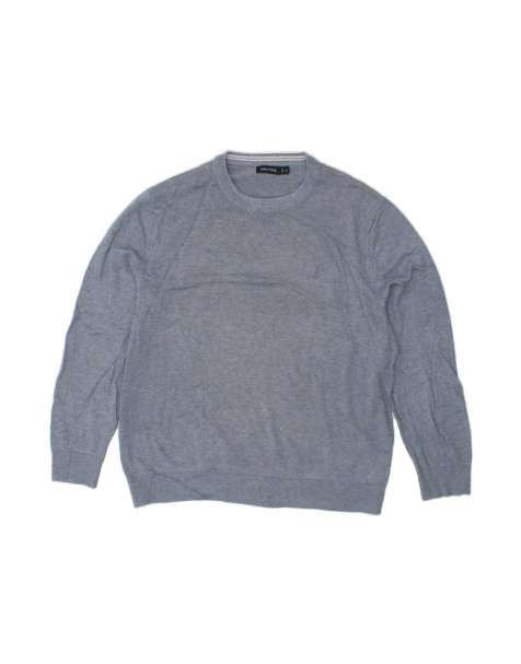 Vintage Nautica Crew Neck Jumper Sweater XL In Blue - view 1