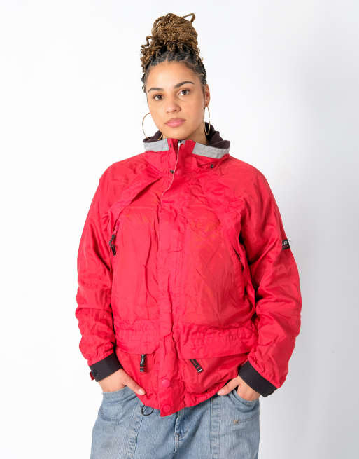 Vintage Nautica l windbreaker red