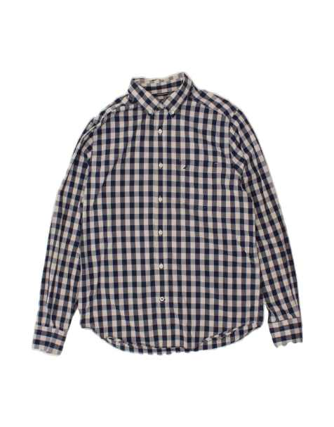 Vintage Nautica Shirt Large In Blue Gingham - view 1