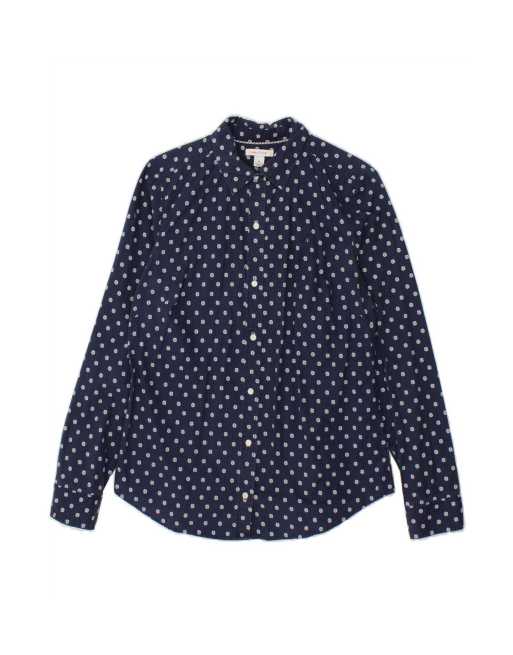 Vintage Nautica Shirt Uk 14 Medium In Blue Floral