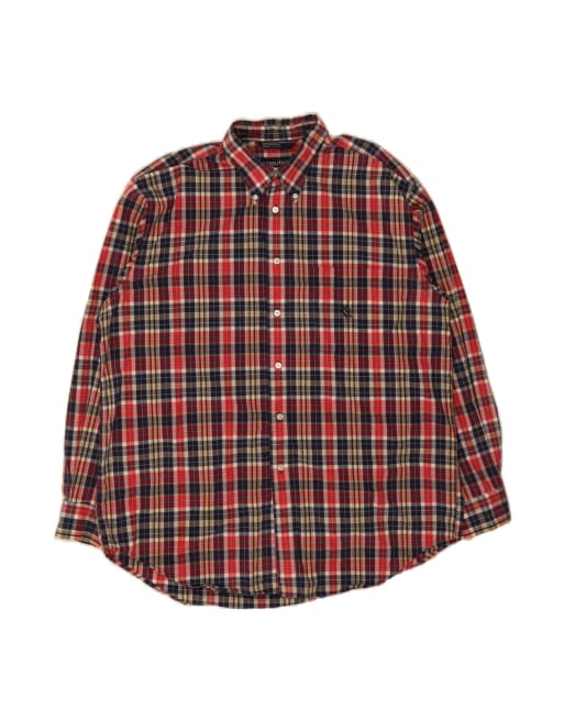 Vintage Nautica Shirt XL In Red Check