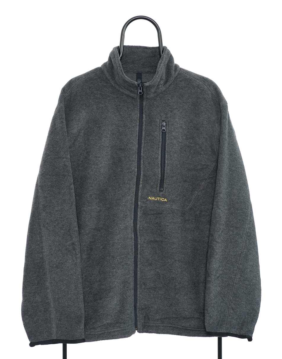 Vintage Nautica Size M Fleece In Grey