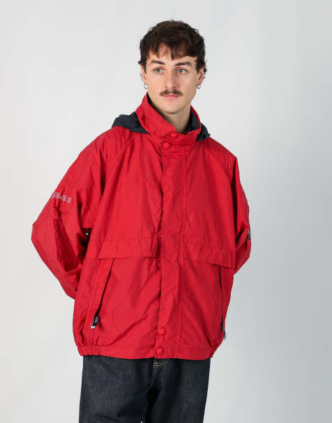 Vintage Nautica xl rain jacket in red - view 1