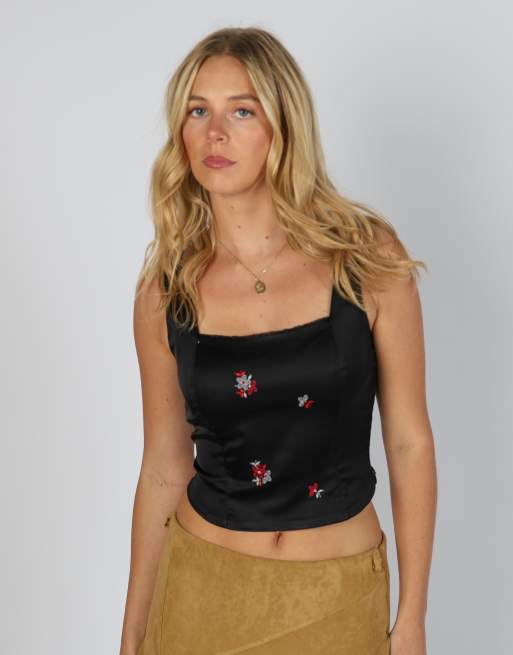 Vintage Nemo S cami in black
