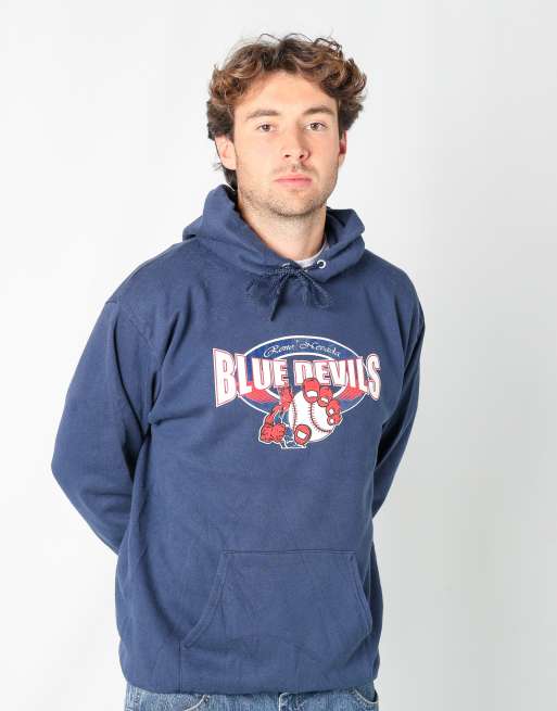 Vintage Nevade Blue Devils m hoodie in blue