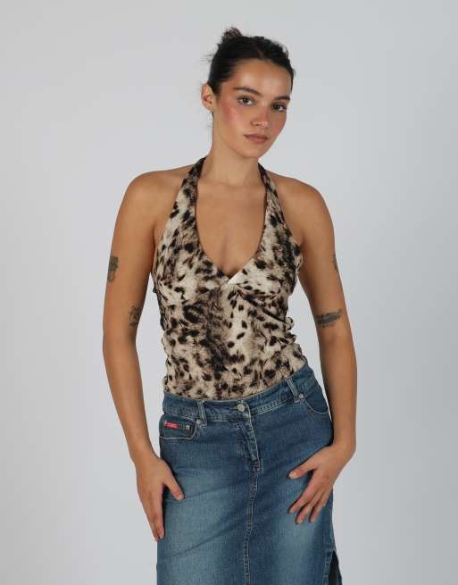 Vintage Nevrotika S cami in brown