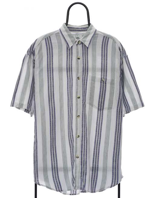 Vintage New Tast size XL shirt in blue stripe