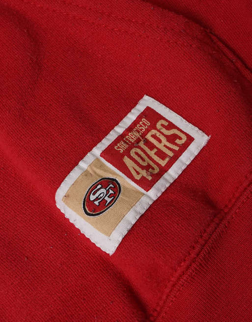 Vintage NFL 49ers size 2XL hoodie in red, 4 of 4