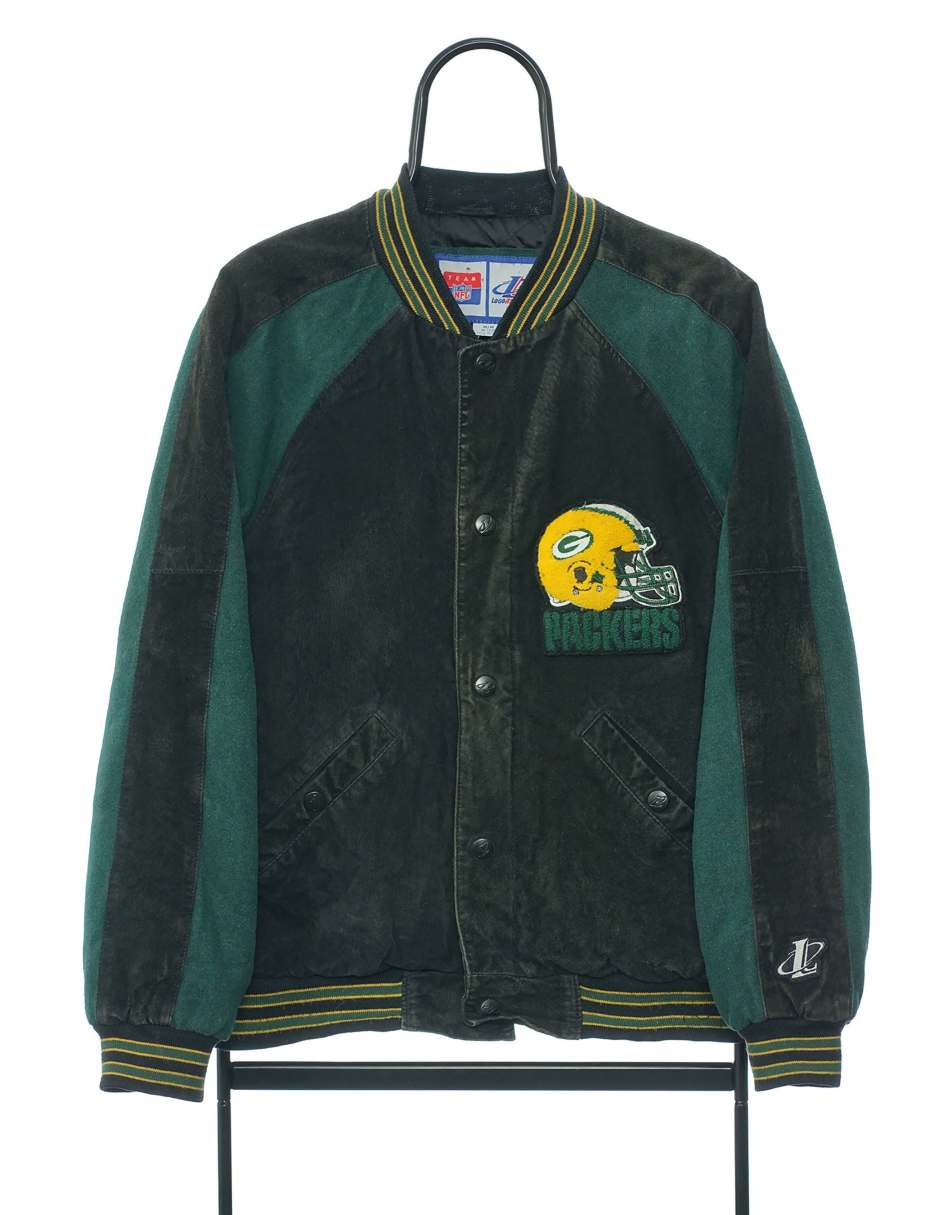 Vintage NFL Logo Athletic Size M Varsity Jacket Packers In Green