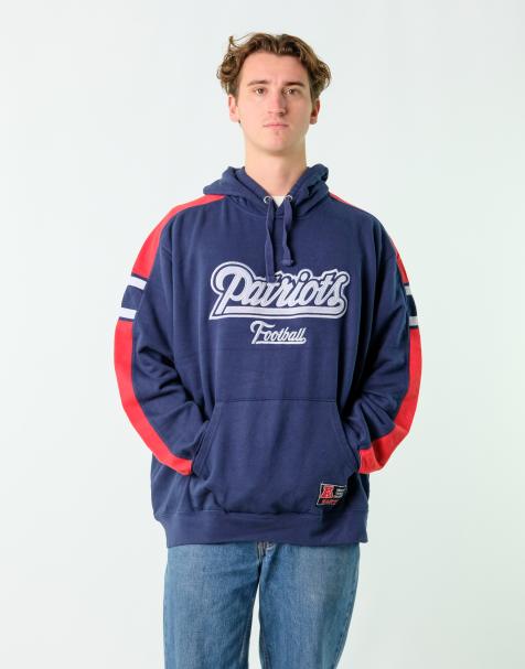 Vintage NFL Patriots L Hoodie Navy Blue - view 1