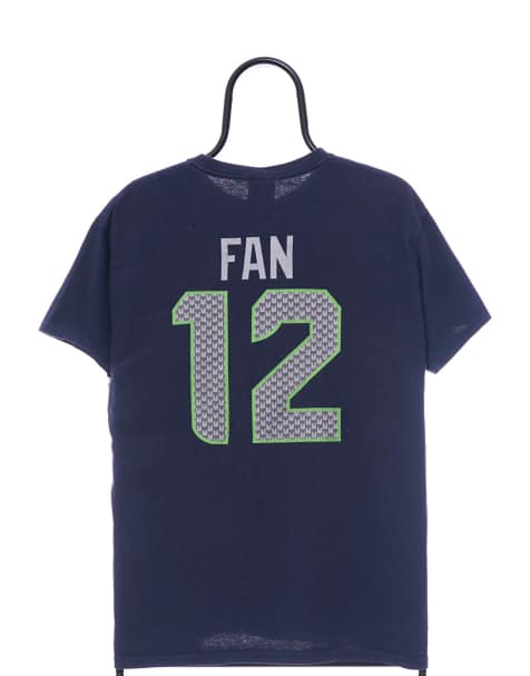 Vintage NFL Seattle Seahawks size M tshirt in navy - view 2