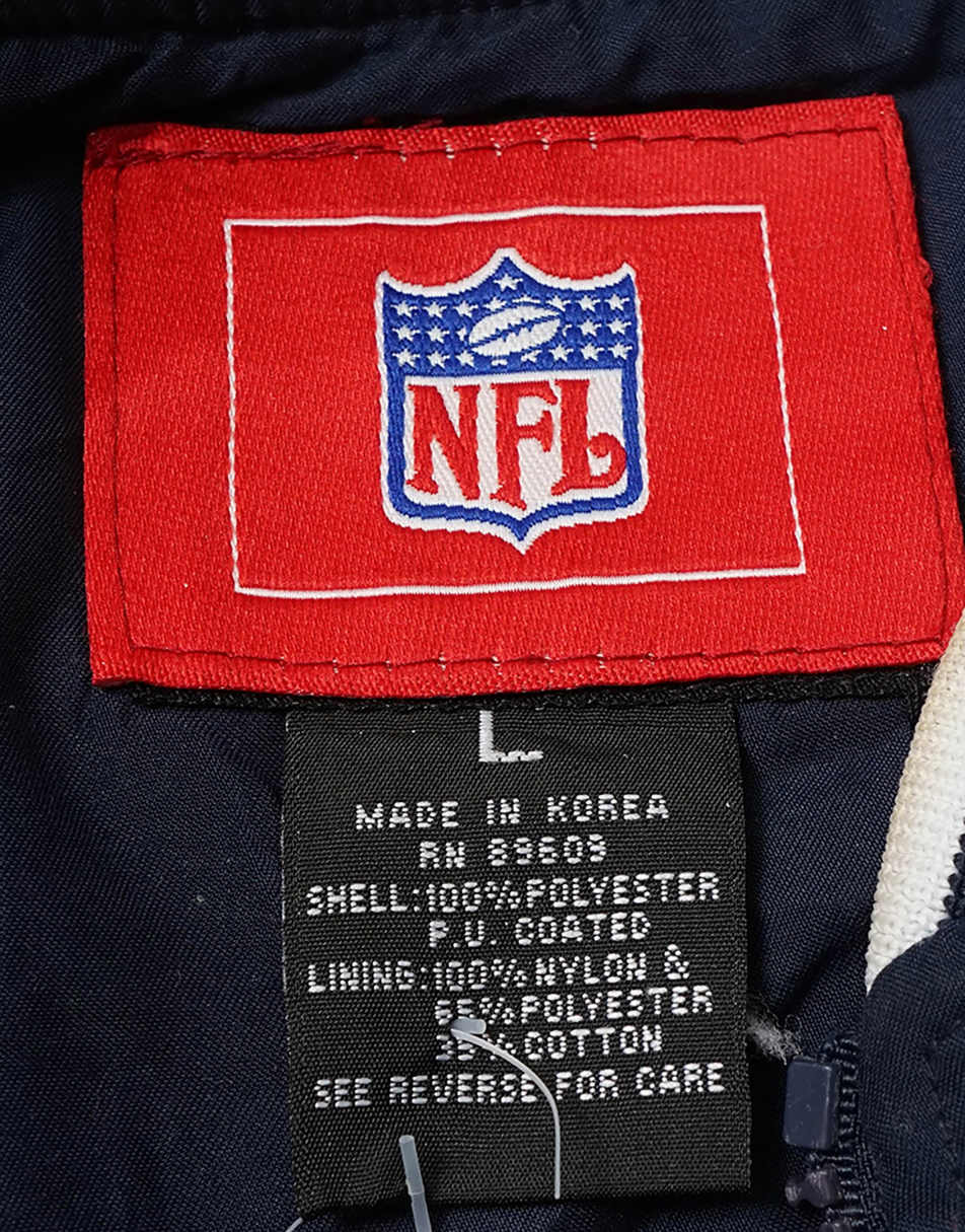 Vintage NFL Superbowl Size L Pullover Jacket In Navy 1