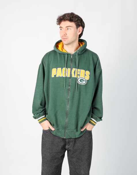 Vintage NFL xxl hoodie in dark green - view 1