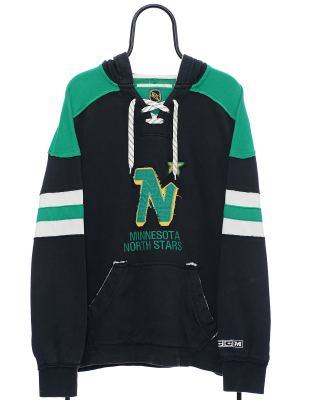 Vintage NHL North Stars size M hoodie in black ASOS