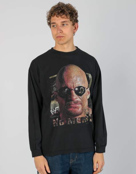 Vintage No Mercy l long sleeve t-shirt in black - view 1