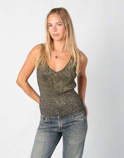 Vintage Northland M cami in gold - view 1