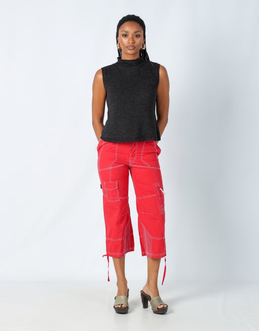 Vintage Northland S cargo pants in red