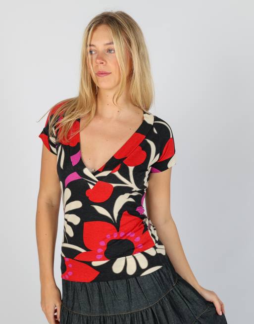 Vintage Northland S woven top in black, 3 of 4