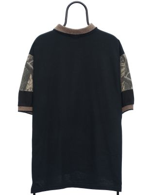 Vintage NWTF size XL polo shirt in black