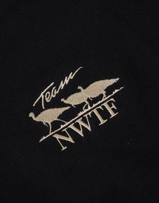 Vintage NWTF size XL polo shirt in black