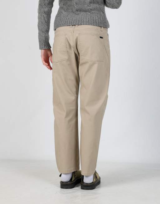 Vintage Oakley 28x41 woven straight pants in beige