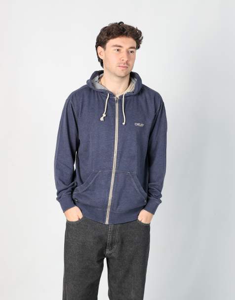 Vintage Oakley l hoodie in blue - view 1