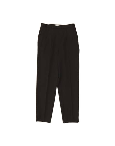 Vintage Oliver By Valentino Casual Trousers It 44 Medium W28 L28 In Black - view 1