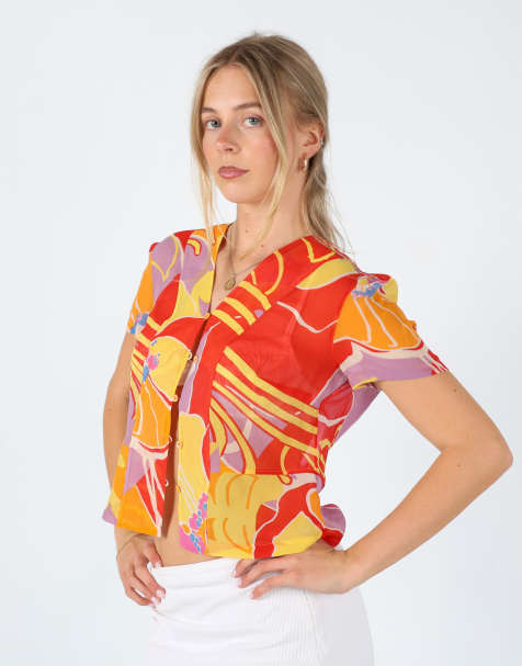 Vintage Olsen 10 Mesh Top Multi Colured - view 1
