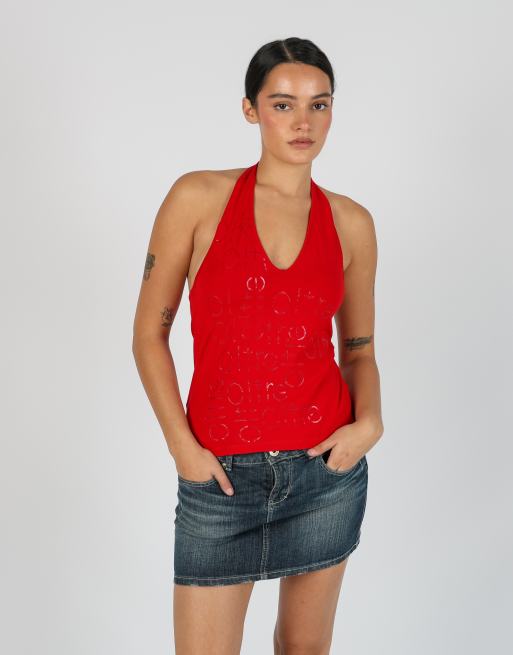 Vintage Oltre XS cami in red, 1 of 4