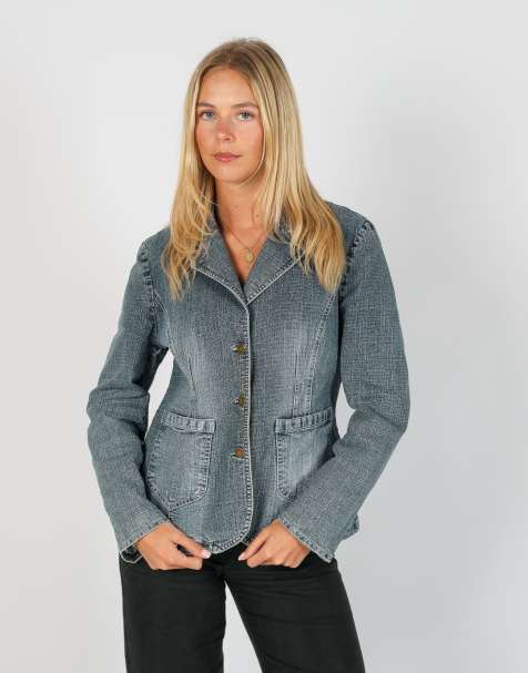Vintage One couch L denim jacket in light blue - view 1