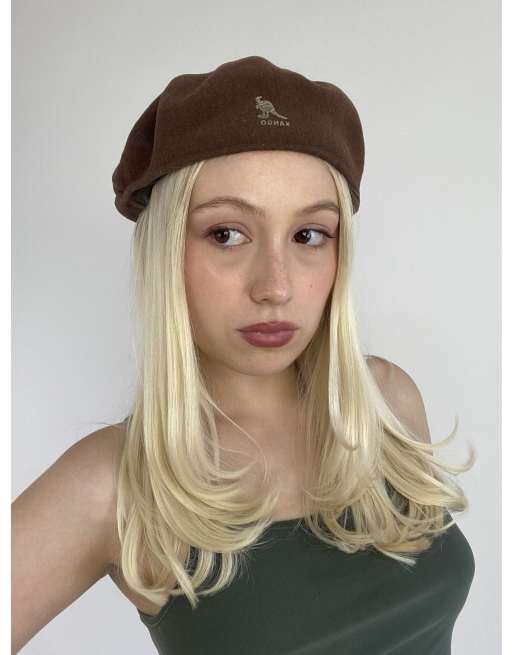 Vintage one size Kangol hat in brown, 1 of 4