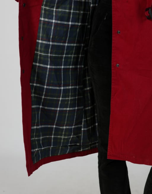 Vintage Onyx L trench coat in red, 4 of 4