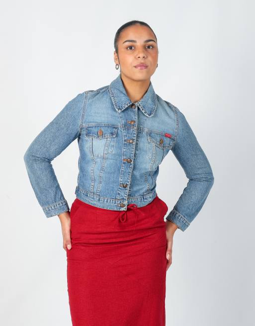 Vintage Onyx M denim jacket in light blue