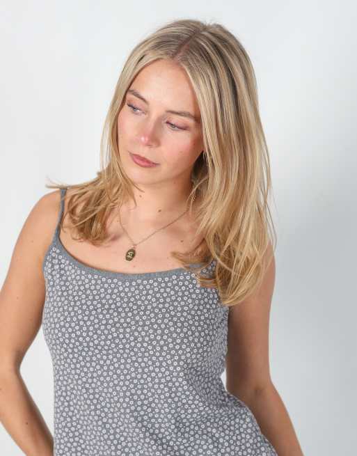Vintage Onyx M woven mini dress in grey, 2 of 4