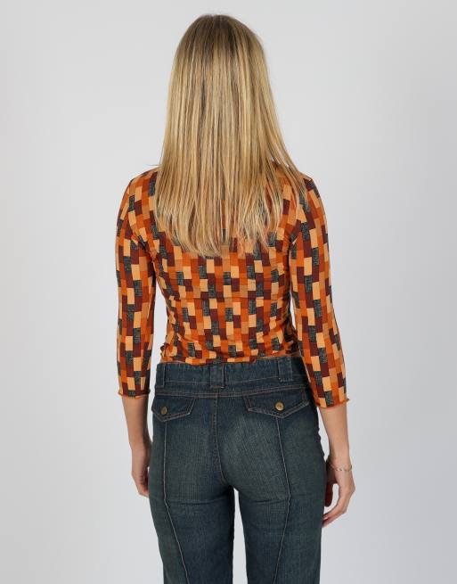 Vintage Onyx S shirt in orange, 2 of 4