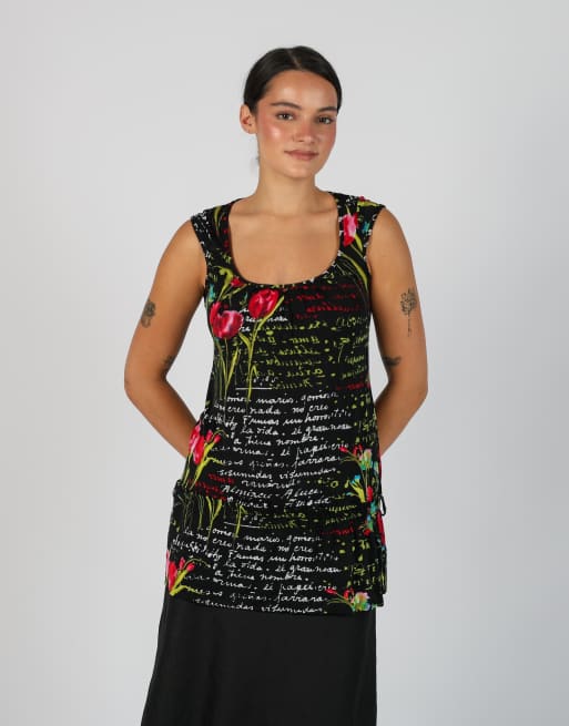 Vintage Onyx S woven mini dress in black
