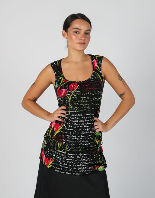 Vintage Onyx S woven mini dress in black, 3 of 4