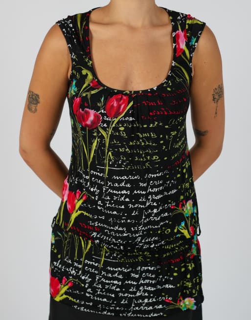 Vintage Onyx S woven mini dress in black, 4 of 4