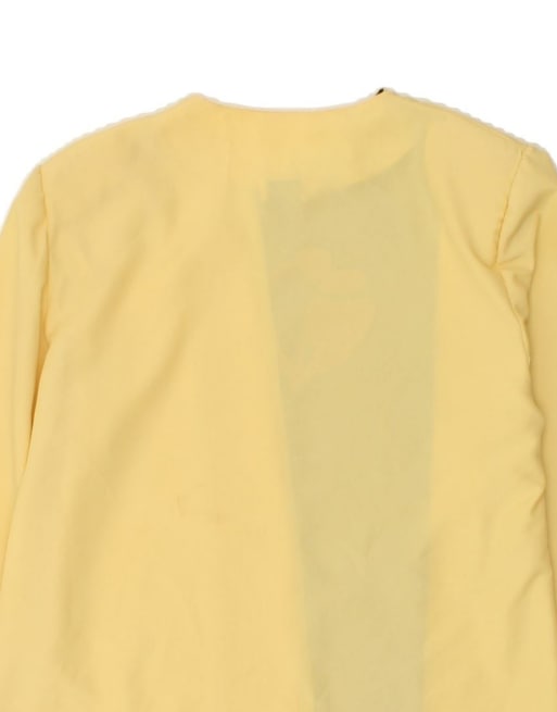 Vintage Open Blazer Jacket It 48 XL In Yellow, 4 of 4