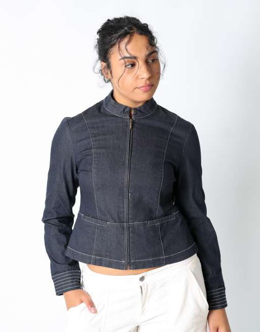 Vintage Opinion M denim jacket navy blue