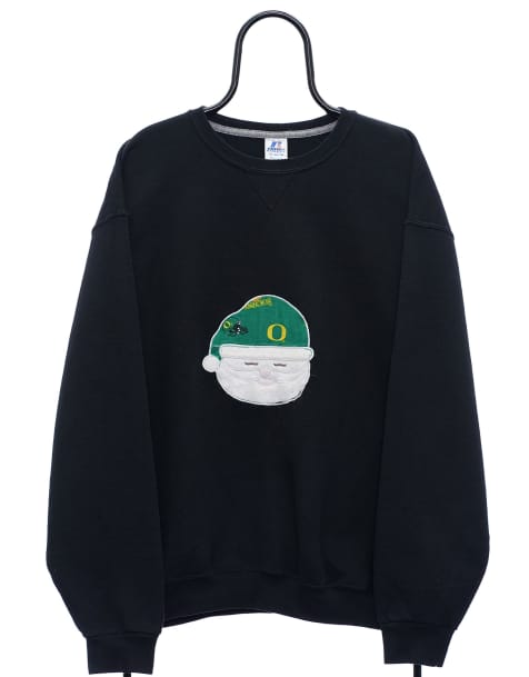 Vintage Oregon Ducks size XL sweatshirt christmas in black - view 1