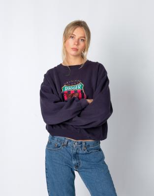 Vintage Original Gant Rugger M Sweatshirt Navy Blue - view 1