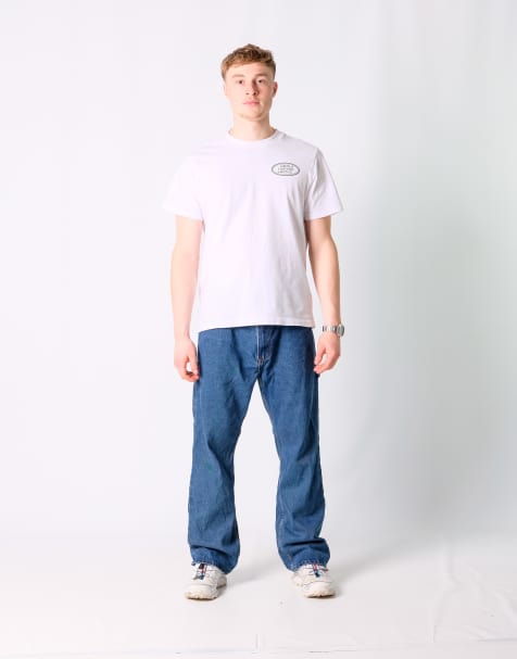 Vintage Oscar Deen 38x30 Denim Carpenter Baggy Jeans Blue - view 1