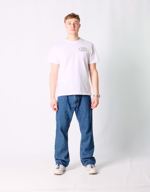 Vintage Oscar Deen 38x30 Denim Carpenter Baggy Jeans Blue